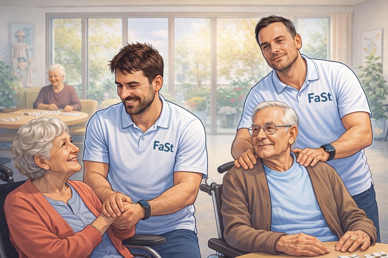 Therapie vor Ort in sozialer Einrichtung